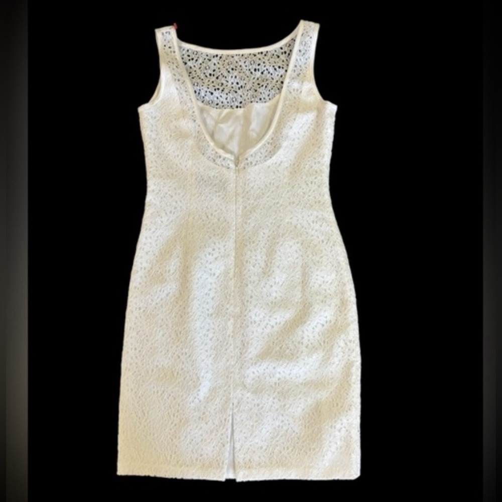 Trio New York white lace sheath dress size 4 - Picture 3 of 15